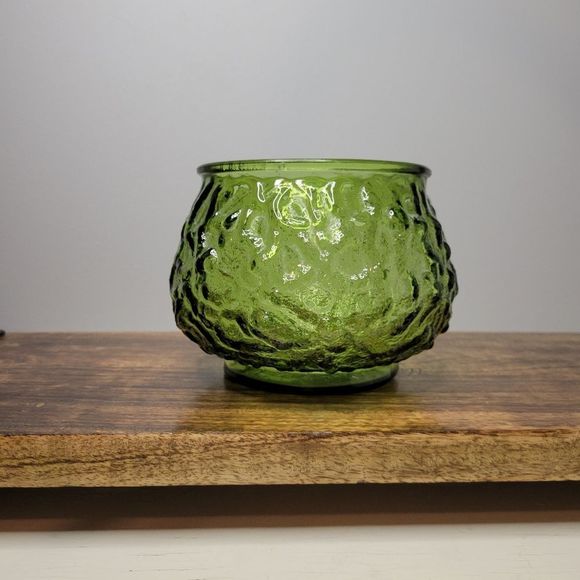 EO Brody Co. G101 Vintage Green Depression Era Glass Bowl Cleveland OH USA - Picture 1 of 8